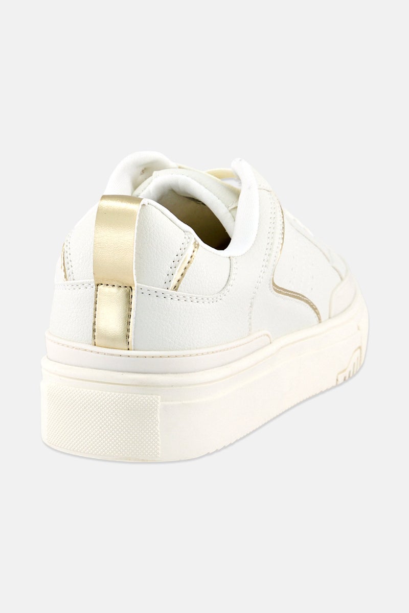CALL IT SPRING Women Tempest Lace Up Sneakers, White - Image 4