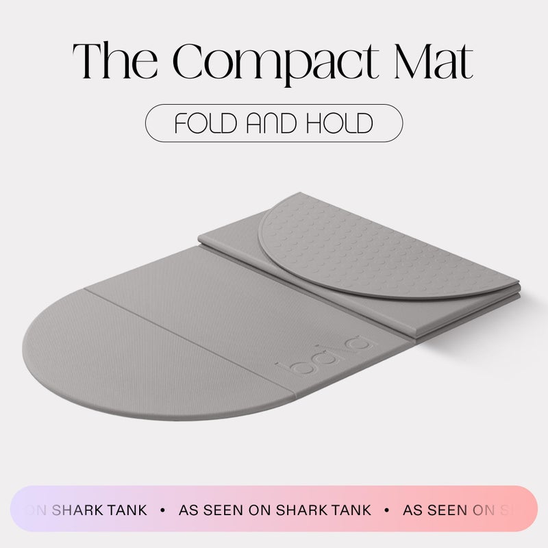 Bala Compact Workout Mat for Gym, Heather - 12MM Thick Slip-Resistant & Sweat Absorbing Yoga Mat for Pilates, Core Training & Exercise - Home Fitness Essentials for Women & Men - Travel-Friendly - Image 2