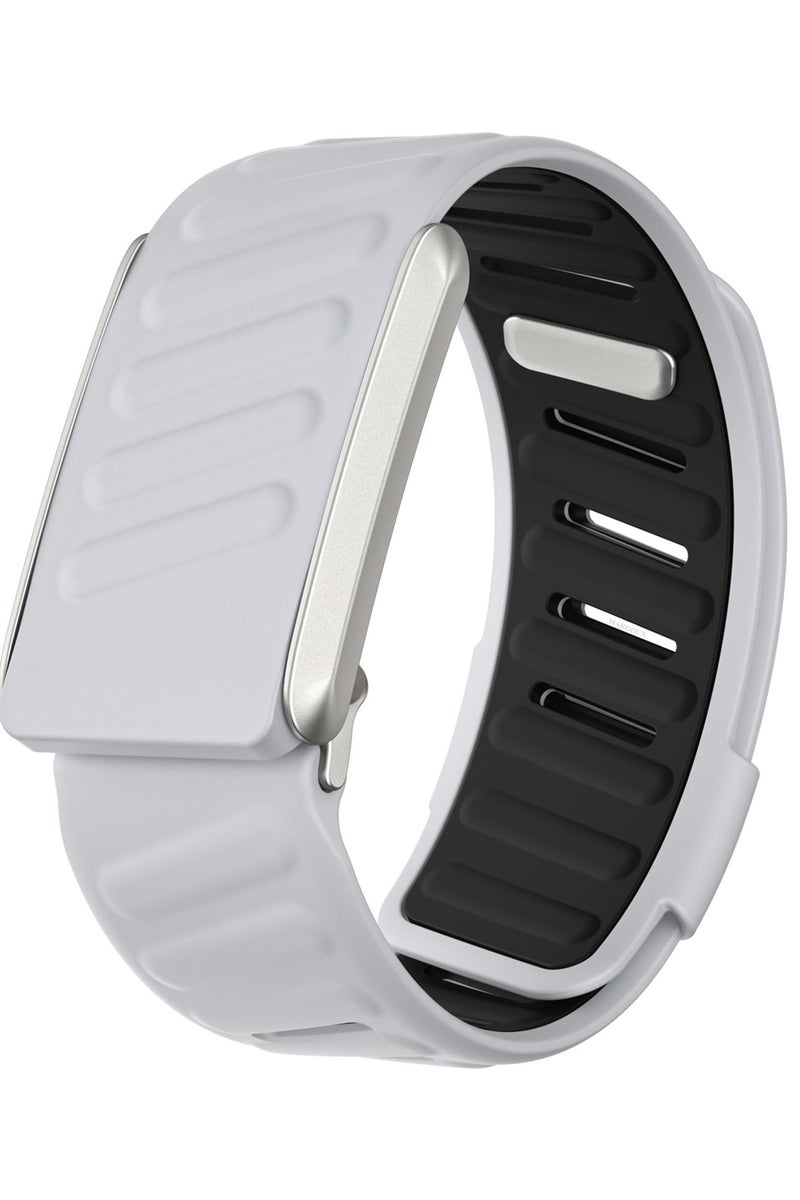 CATANES Sports Strap Compatible with Whoop 5.0 Soft and Breathable Silicone Strap Adjustable Replacement Wristbands for Whoop 5.0 Band -Grey and Black - Image 2