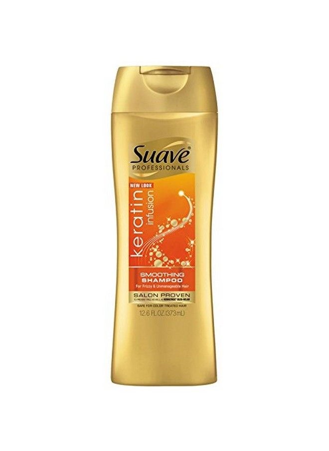 Suave Professionals Smoothing Shampoo Keratin Infusion 12.6 Oz (Pack Of 3)  - Image 1