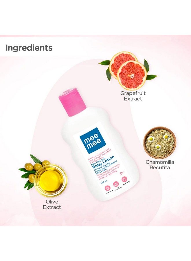 mee mee Baby Lotion (With Fruit Extracts 100 Ml (Single Pack)) - Image 5