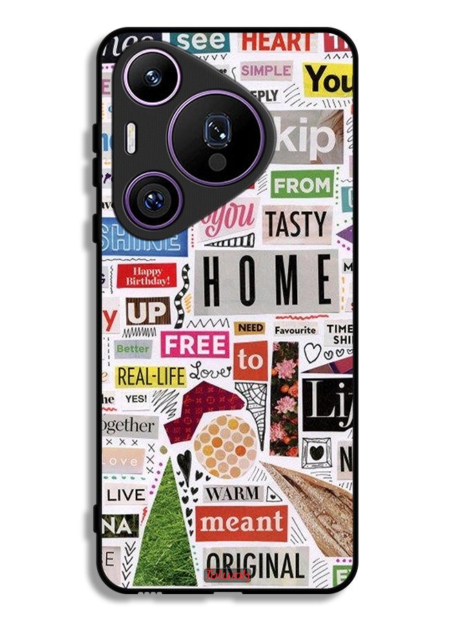 Tolwak Huawei Pura 70 Pro Protective Case Cover Meant Original Stickers - Image 1