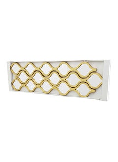 Roman Gifts 3-Piece Decorative Wall Mounted Mirror Golden 90x12x2centimeter  - Image 4