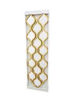 Roman Gifts 3-Piece Decorative Wall Mounted Mirror Golden 90x12x2centimeter  - Image 3