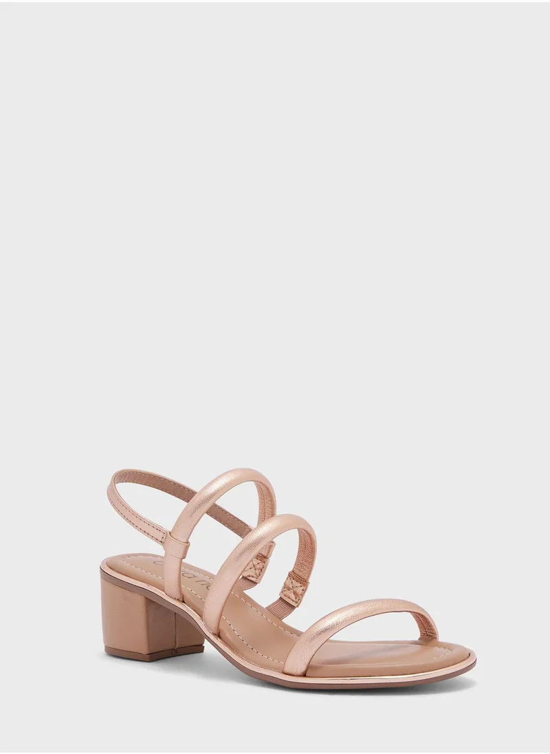 بيرا ريو Charlie Multi Strap Mid Heel Sandals