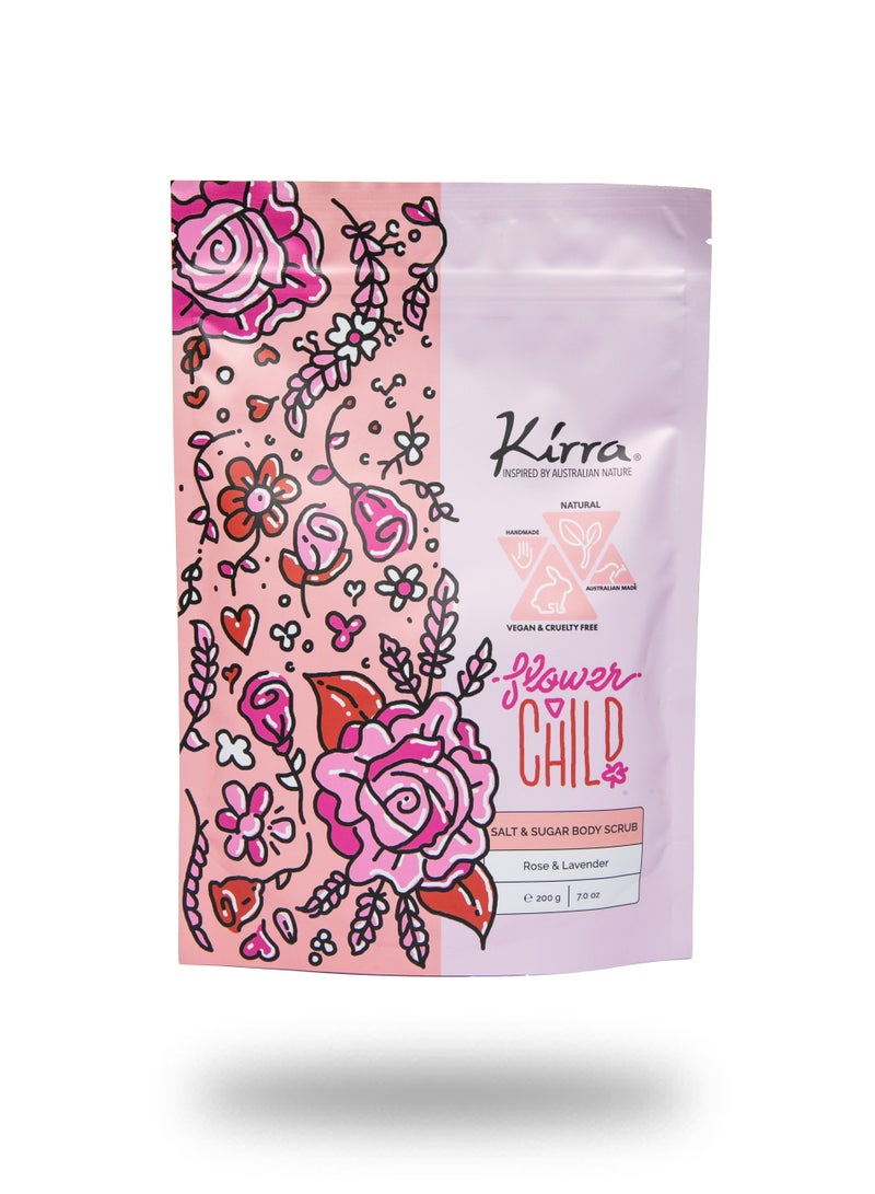Kirra Flower Child – Salt & Sugar Body Scrub - Image 1