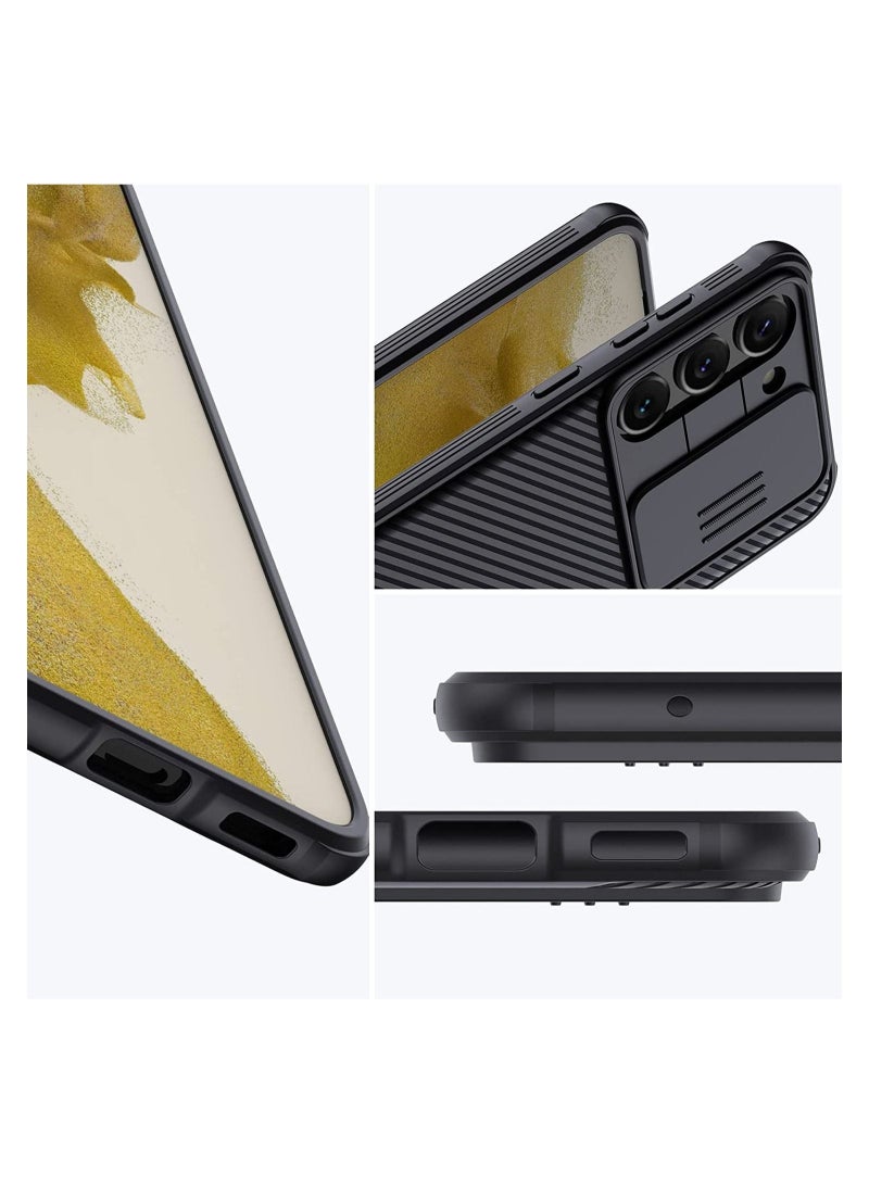 حافظة لهاتف Galaxy S23 Plus 5G، حماية للكاميرا مع غطاء كاميرا منزلق، حافظة واقية نحيفة وأنيقة لهاتف Samsung Galaxy S23 Plus - Image 4