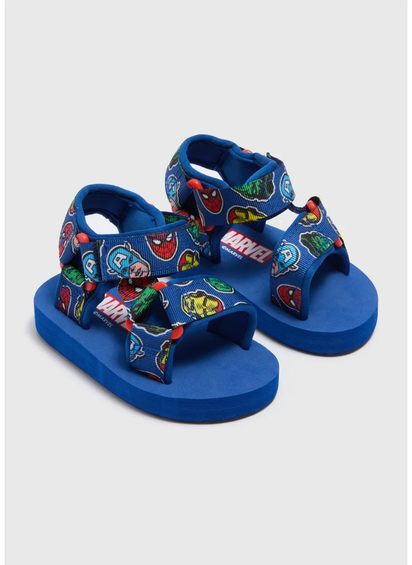 Matalan Avengers Boys Navy Trekker Sandals