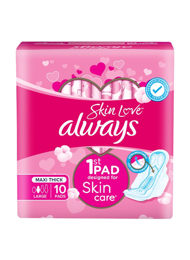 Skin Love Maxi Thick Sanitary Pads with Wings Large 30 Pads - pzsku/ZBA0DA9FD2FEEAE0D1255Z/45/_/1703584090/0931f452-b041-400b-8512-f0a5f7d5116f