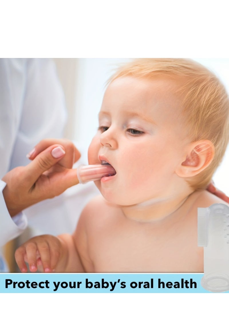 5 قطع من فرشاة أسنان الأطفال المصنوعة من السيليكون الناعم - مثالية لتدريب التسنين والنظافة الفموية - Image 2