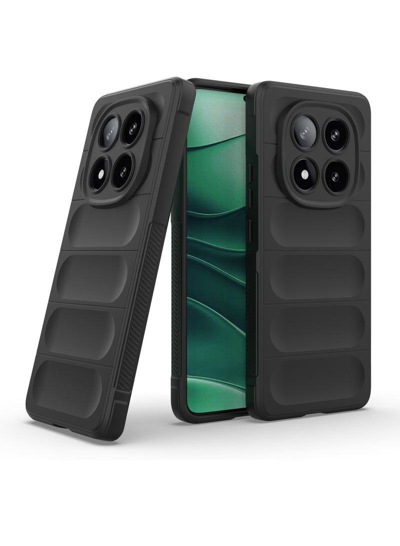 Waldic Xiaomi Redmi Note 14 Pro Plus 5G Premium Case | Premium Silicone Case Cover Designed for Xiaomi Redmi Note 14 Pro Plus 5G | Xiaomi Redmi Note 14 Pro Plus 5G Case Camera and Drop Protection Thin Protective Back Cover Case for Xiaomi Redmi Note 14 Pro Plus 5G - Black - Image 4