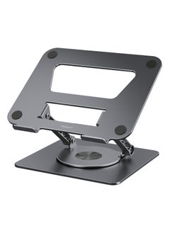PEGANT PEGANT Rotating Laptop Stand for Desk, 360° Adjustable Ergonomic Portable Foldable Aluminum 10-16" Laptop Organizer, Lightweight Notebook Holder for Home Office Travel, Compatible with MacBook Dell HP  - Image 1