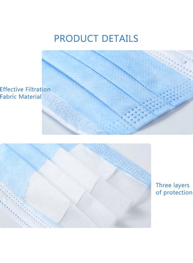 NIBEMINENT 50 Piece Disposable Protective Face Mask - Image 4