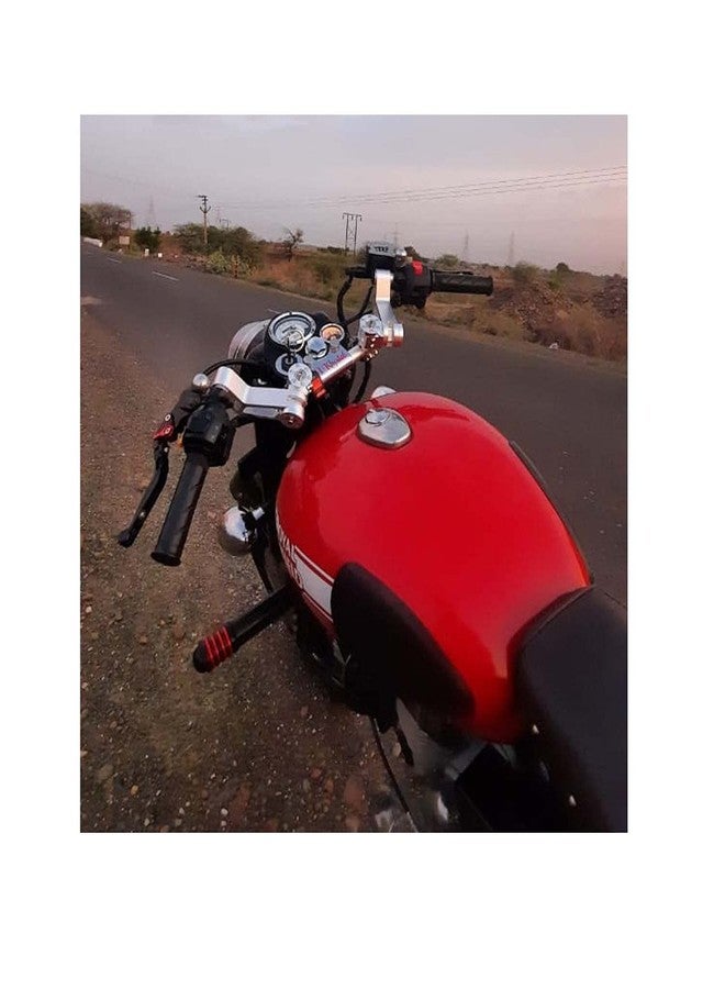 Spedy Adjustable Clip ON Handlebar Robot Handle for Yam.,HE.ro,Hon.da,K.T. M All Model Bike SCCEN245 - Image 4