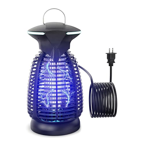 Dovima Electric Bug Zapper Outdoor - 4200V High Voltage Insect Killer Waterproof LED Light for Mosquito Fly Patio Porch Garage Backyard Home Indoor - Image 1