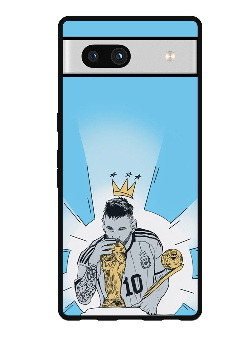 Theodor Protective Case Anti Scratch Shock Proof Bumper Cover For Google Pixel 7a Messi Kiss WC - Image 1