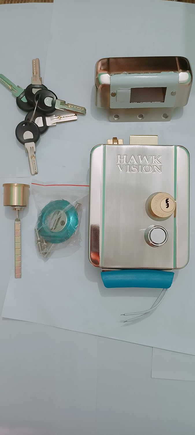 Hawk Vision Stainless Steel Polished Security with Comfort Electronic Lock Silver - Image 3