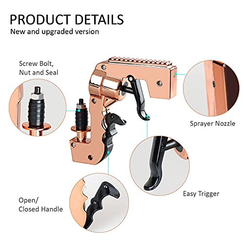 Kenodi Champagne Gun Shooter,Beer Gun Shooter,Alcohol Gun Shooter Bottle Beer Squirt Gun Adjustable Dispenser Red Wine for Party Birthday Christmas - Image 2