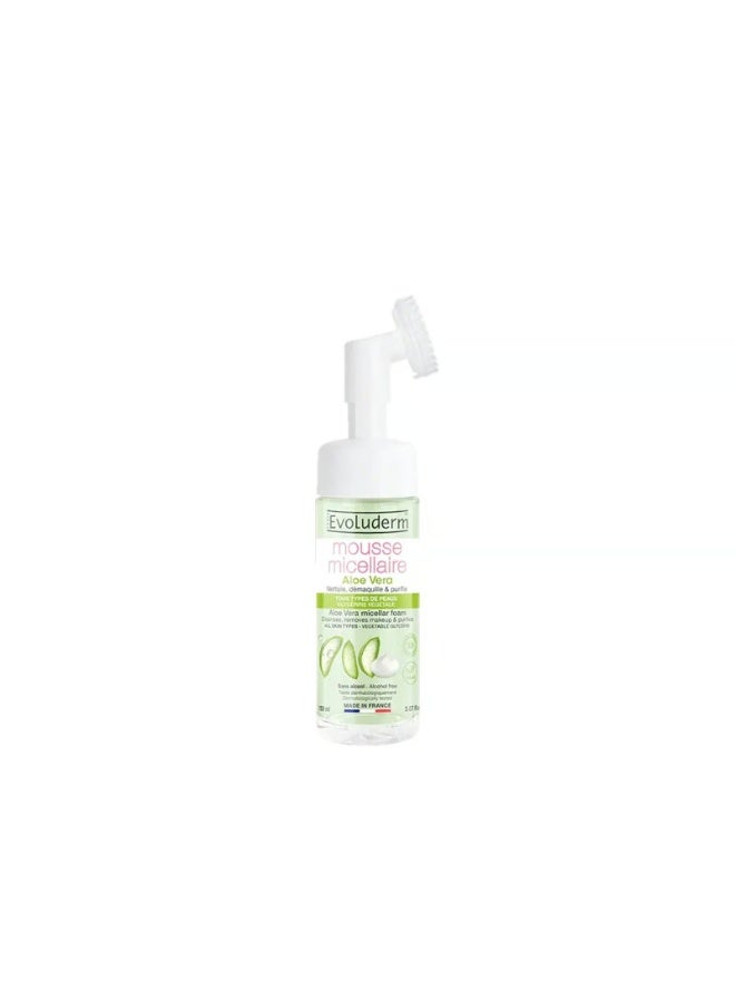 Evoluderm Aloe Vera Micellar Foam 150ml - Image 1