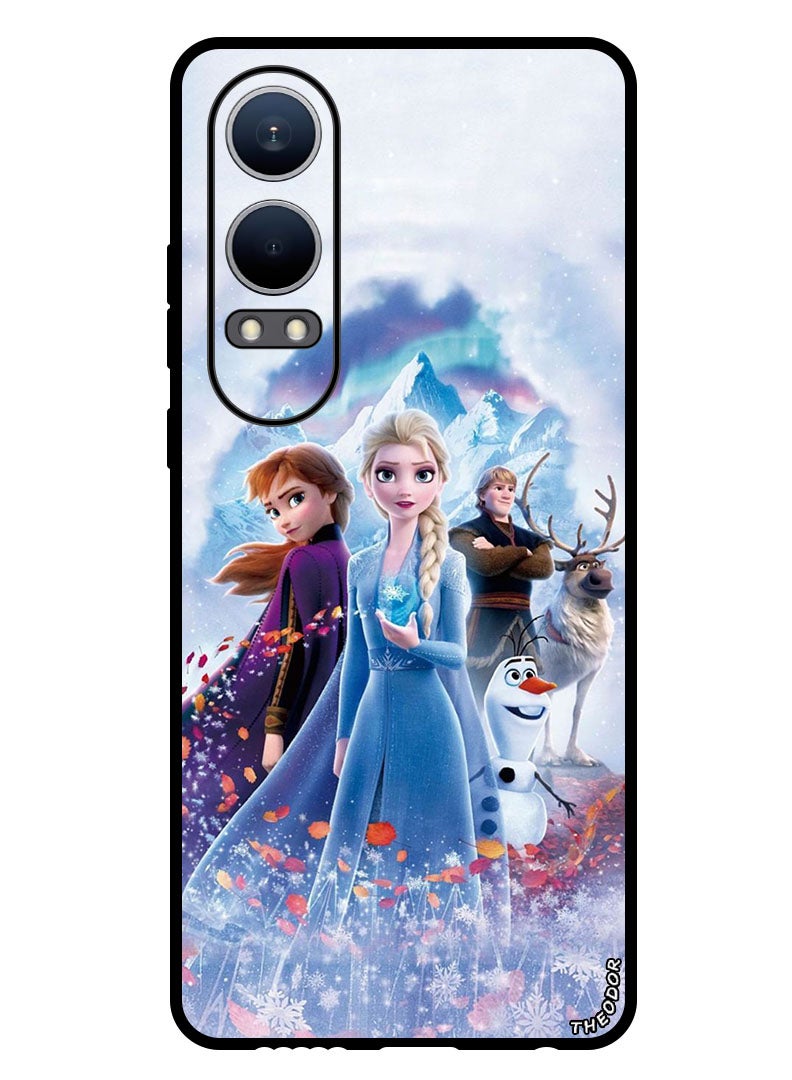 Theodor Protective Case Anti Scratch Shock Proof Bumper Cover For Oppo K12x (China) Elsa the Snow Queen - Image 1