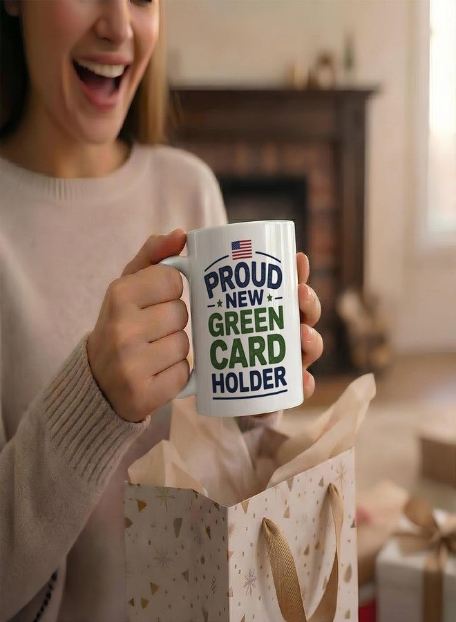 Casitika Proud New Green Card Holder Celebration Mug for Legal Immigrants. Permanent Resident Gift Idea, Immigration Milestone Congratulations Keepsake Coffee Cup 11 oz. - Image 5