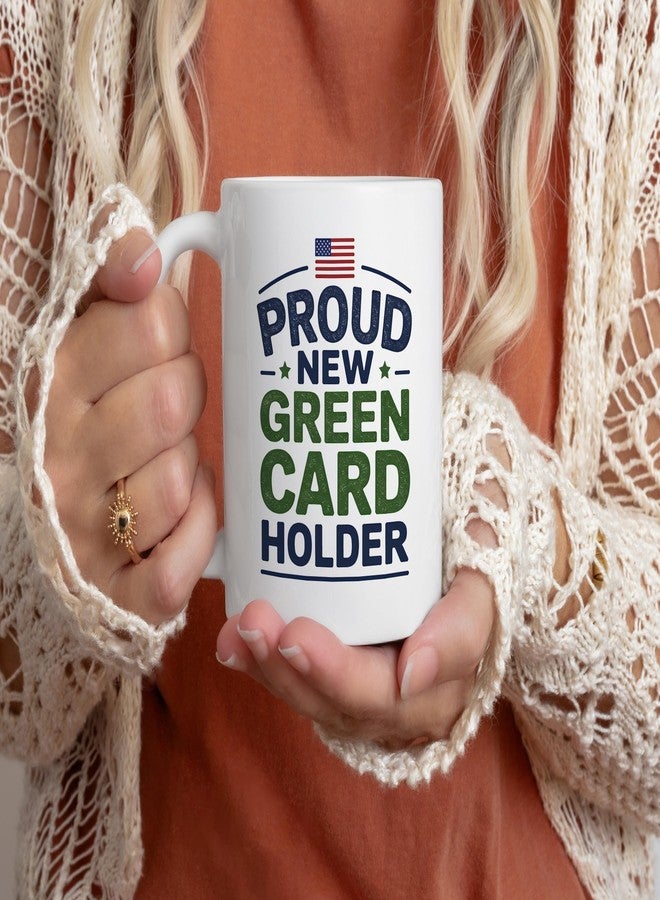 Casitika Proud New Green Card Holder Celebration Mug for Legal Immigrants. Permanent Resident Gift Idea, Immigration Milestone Congratulations Keepsake Coffee Cup 11 oz. - Image 3
