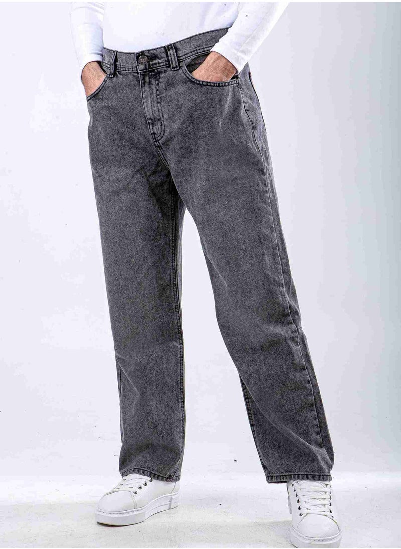 Tree Men`s Jeans Wide Leg Normal Waist Jeans  - Image 1