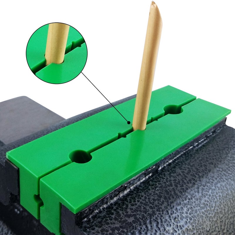 ATLIN Vise Jaws 6" - Nylon, Non Marring Soft Jaws for Bench Vise - Multi-Purpose Vise Jaw Pads - Image 3