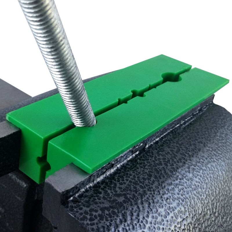 ATLIN Vise Jaws 6" - Nylon, Non Marring Soft Jaws for Bench Vise - Multi-Purpose Vise Jaw Pads - Image 4
