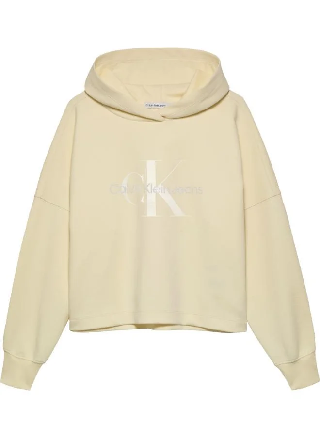 Calvin Klein Jeans Youth Glitter Logo Hoodie