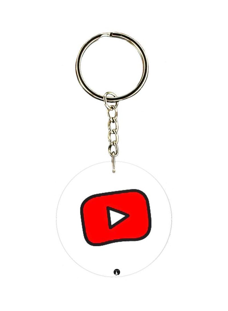 Printed Single Sided Keychain