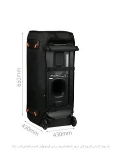 General Suitable for JBL Partybox 310 speaker removable protective cover, karaoke audio mesh dust cover (black)  - Image 2