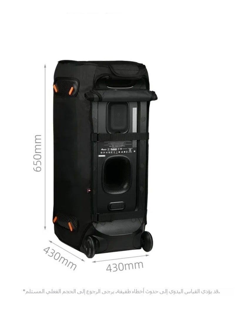 General Suitable for JBL Partybox 310 speaker removable protective cover, karaoke audio mesh dust cover (black)  - Image 2