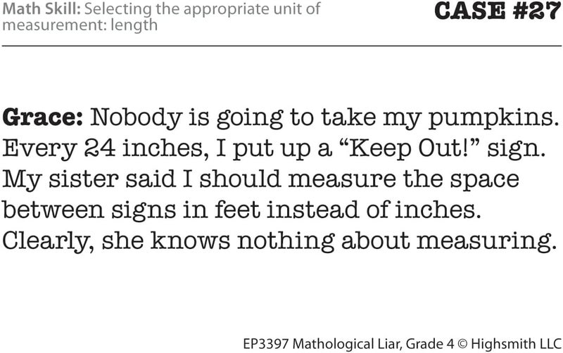 Edupress Mathological Liar Game for Grade 4 - A Fun Math Whodunit Game - Image 5