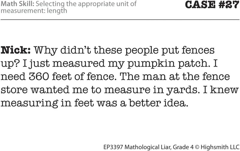 Edupress Mathological Liar Game for Grade 4 - A Fun Math Whodunit Game - Image 4