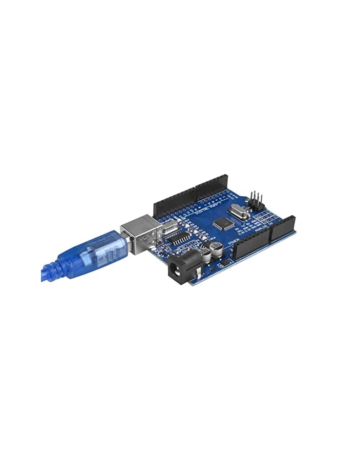 For Uno R3 Board Atmega328P With Usb Cable For Arduino Compatible With Arduino Uno R3 Mega 2560 Nano Robot For Arduino Ide Avr Mcu Learner K53 Blue