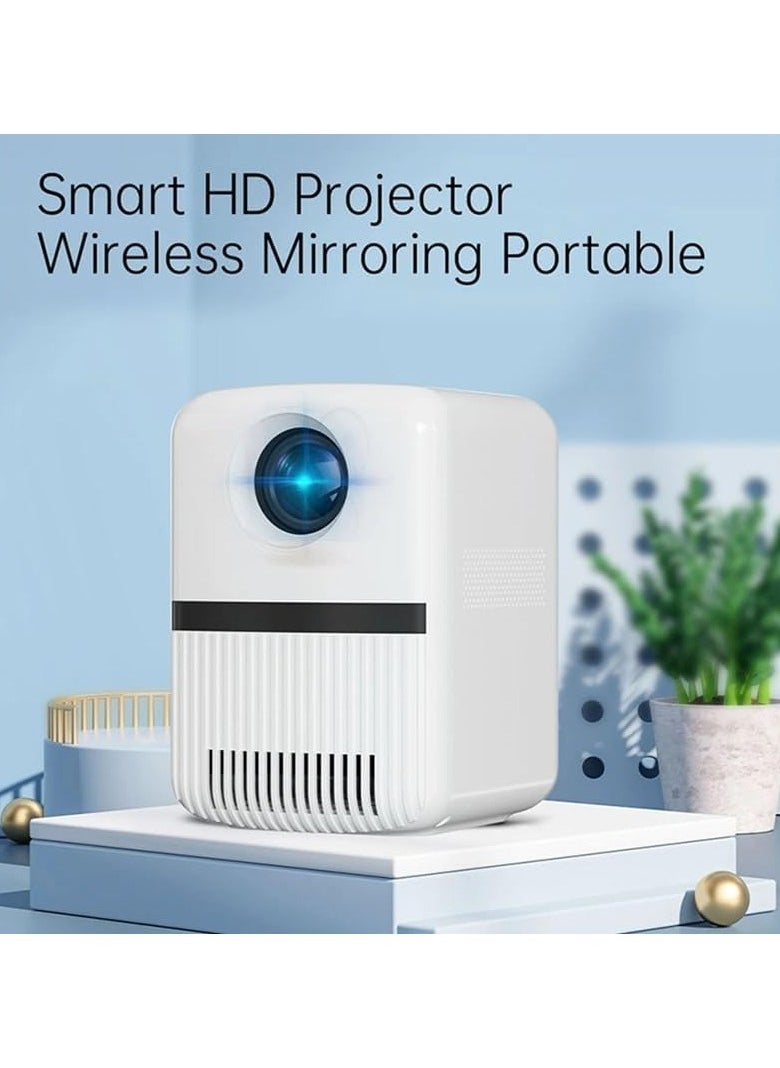 Portable LCD LED Projector Home Theater Wireless Mirroring Lumens Projector In USB In 3.5mm Audio