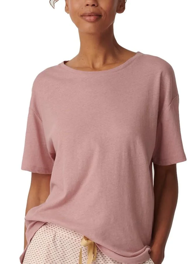 ترايامف Triumph International Women's Cotton Casual Pajama Top (Z211145_Tea Rose_XL)