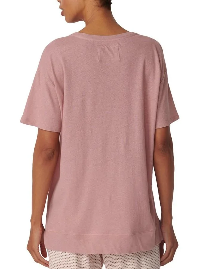 ترايامف Triumph International Women's Cotton Casual Pajama Top (Z211145_Tea Rose_XL)