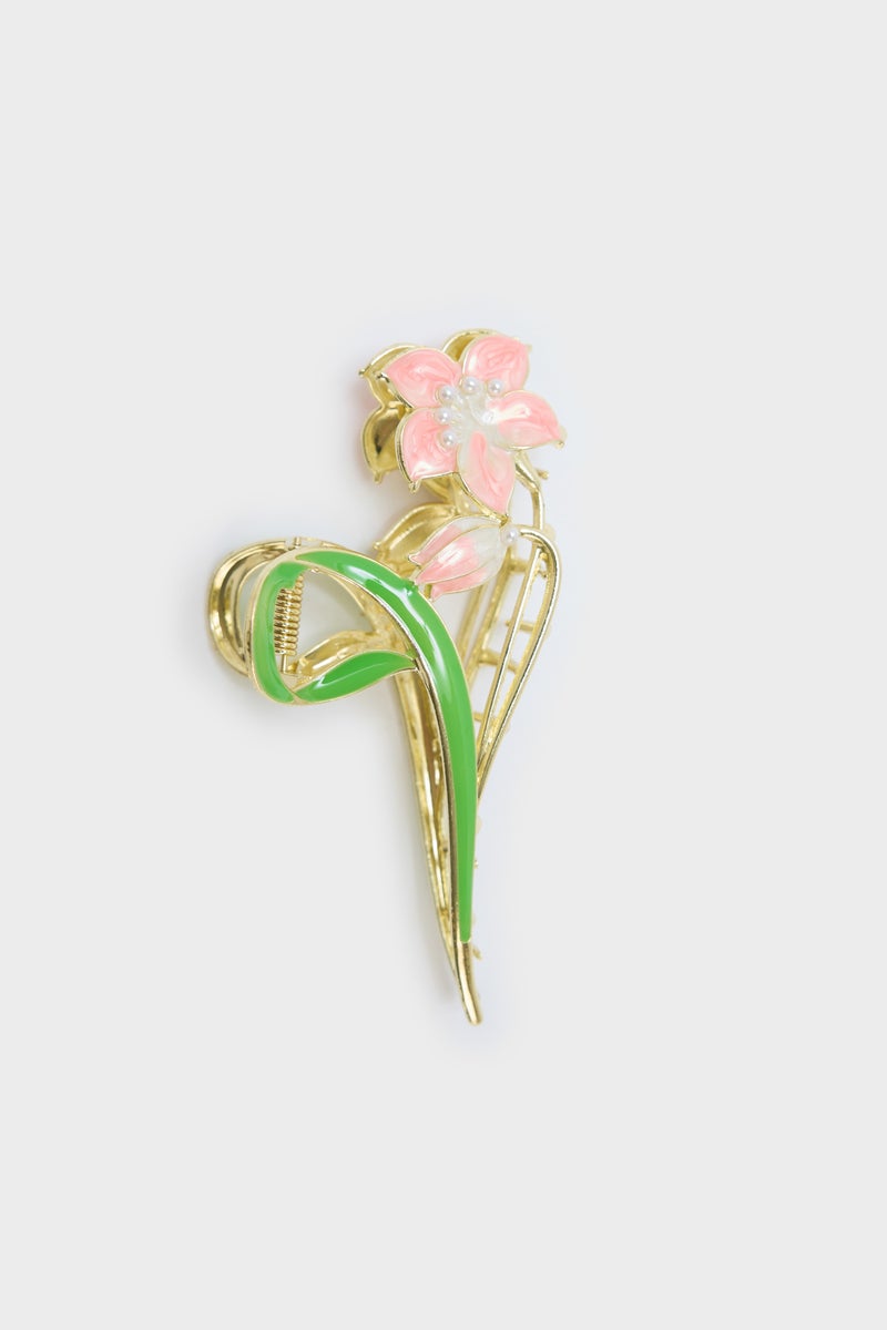 DeFacto Multicolour Woman Woman Flower Hair Clip Casual - Image 4