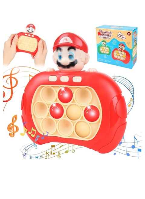 Quick Push Bubbles Game Console, Pop It Toy Electronic Fidget Toys, Popit Electronic Toy, Pop it Console, Quick Push Bubble Game, Speed Push Game Fidget Toys for Kids and Adults
