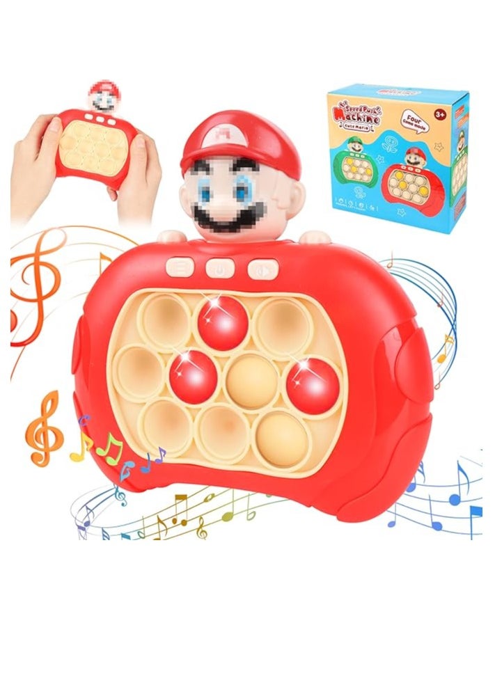 Quick Push Bubbles Game Console, Pop It Toy Electronic Fidget Toys, Popit Electronic Toy, Pop it Console, Quick Push Bubble Game, Speed Push Game Fidget Toys for Kids and Adults