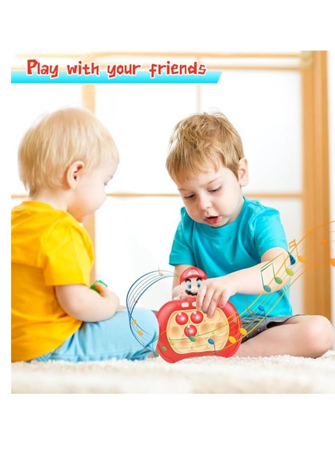Quick Push Bubbles Game Console, Pop It Toy Electronic Fidget Toys, Popit Electronic Toy, Pop it Console, Quick Push Bubble Game, Speed Push Game Fidget Toys for Kids and Adults