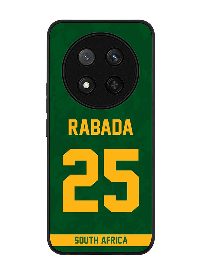 Stylizedd For Honor X9c / Honor Magic7 Lite 5G Case,Slim fit Camera Protection, Shockproof Thin Phone cover  - South Africa Kagiso Rabada, Jersey No 25 - Image 1