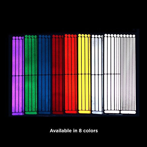 RydeSafe Reflective Decals Multi Stripes Kit Jumbo, Black - Image 3