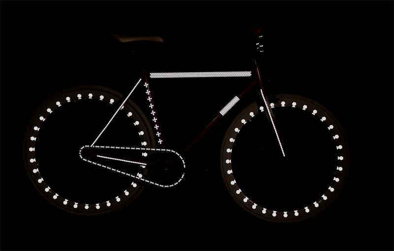 RydeSafe Reflective Decals Multi Stripes Kit Jumbo, Black - Image 4