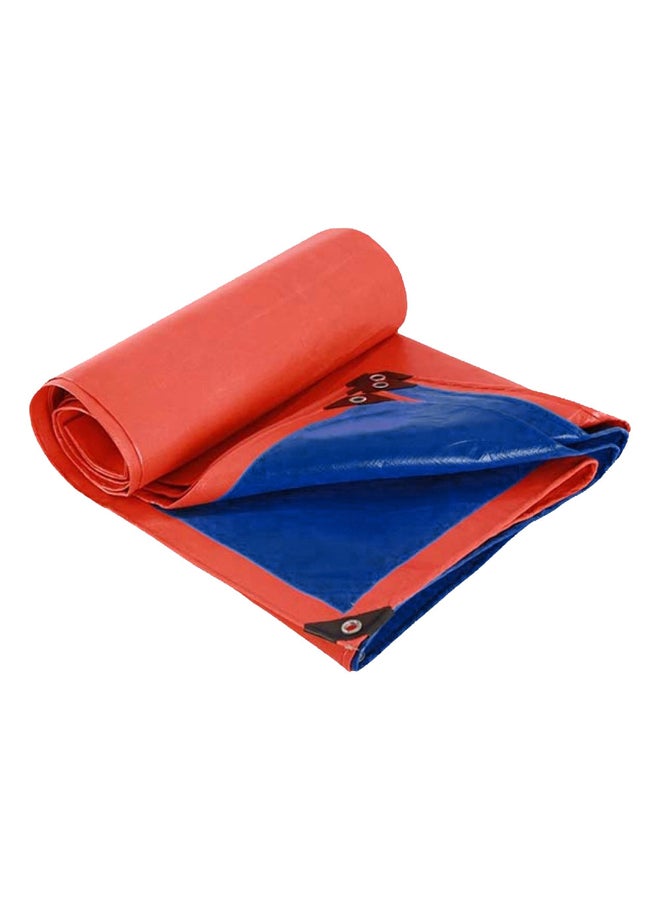 AL SANIDI Tarpaulin plastic sail waterproof dust cover, Garden Furniture Cover, Orang, Size 6*8 yard - Image 1