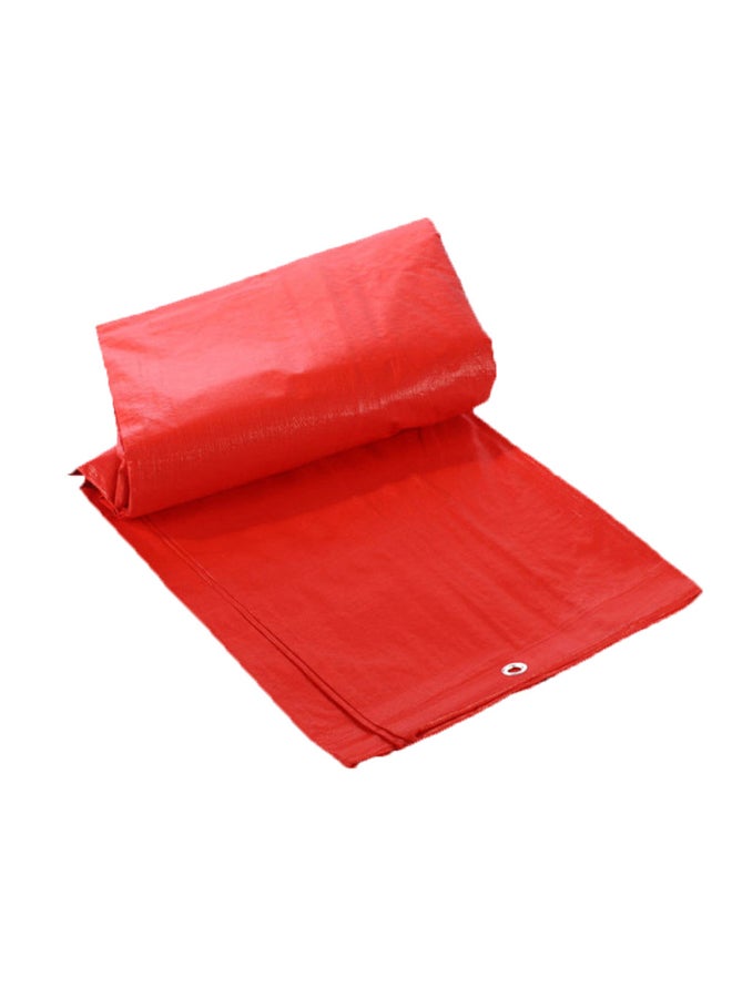 AL SANIDI Tarpaulin plastic sail waterproof dust cover, Garden Furniture Cover, Orang, Size 6*8 yard - Image 3