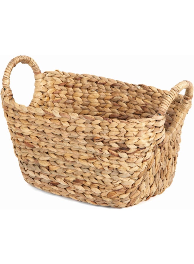 كومباكتور كاراكاس سلة تخزين من قصب الماء بلون بني طبيعي، مقاس متوسط RAN6824 - Image 1