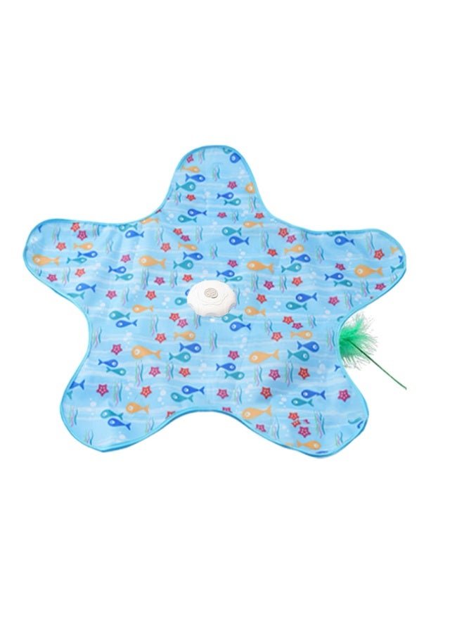 general Cat Toys Interactive, Star-Shaped Chew-Proof Hunting Toy, Three-Speed Play Modes, Teething, Training, Mental Stimulation, and Climbing Fun for Indoor Cats & Kittens, 24.41x24.41x2.68 inches - Image 1